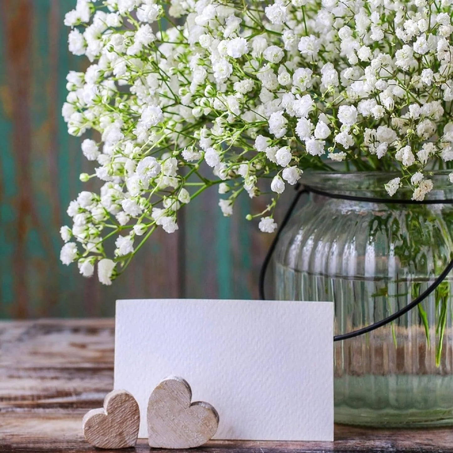 20-Inch Artificial Baby’s Breath Stem|Flexible & Connectable Faux Gypsophila Spray|DIY Floral Branch for Wedding, Vase Decoration, Home and Event Styling